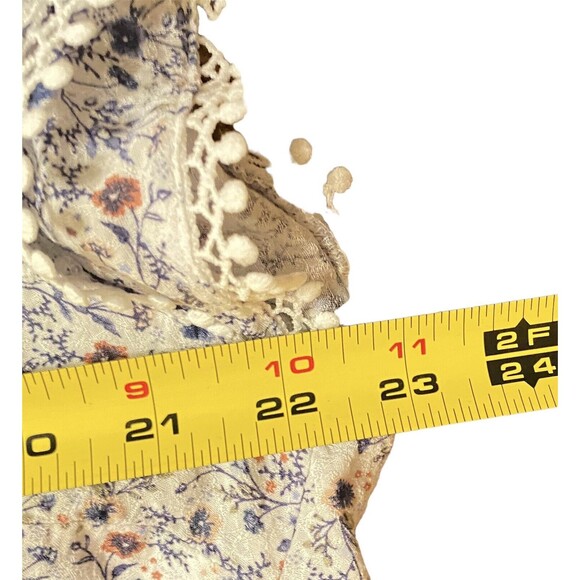 Bundle of 3 Tops Double Ruffle Flutter Short Sleeve Fairy Floral Womens Plus 2X - Picture 12 of 14